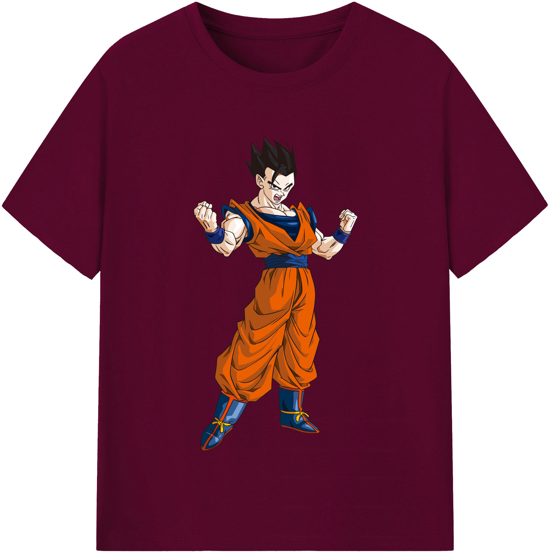 （画像用） ドラゴンボール 孫 悟飯（そんごはん）DRAGON BALL Son Gohan レディースカジュアルプリントTシャツ（綿100％）